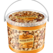 AL FAKHR Mixed Nuts Roasted Cheese Bucket (5KG*1PC)