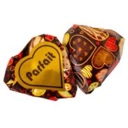 1057D Chocolate Half Heart Almond Victoria (5KG)